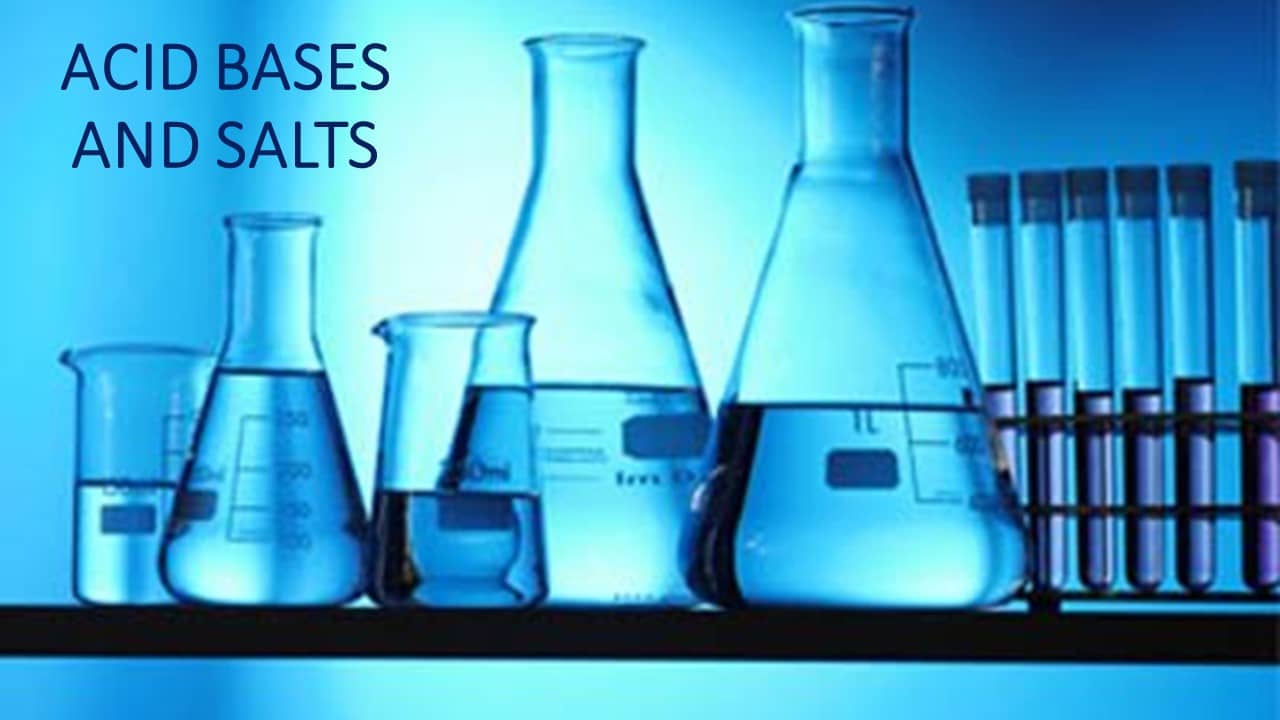 STD X – STUDY OF ACID BASES AND SALTS – EINSTEIN