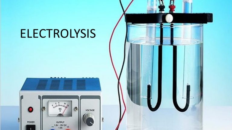 STD X – ELECTROLYSIS – NEWTON