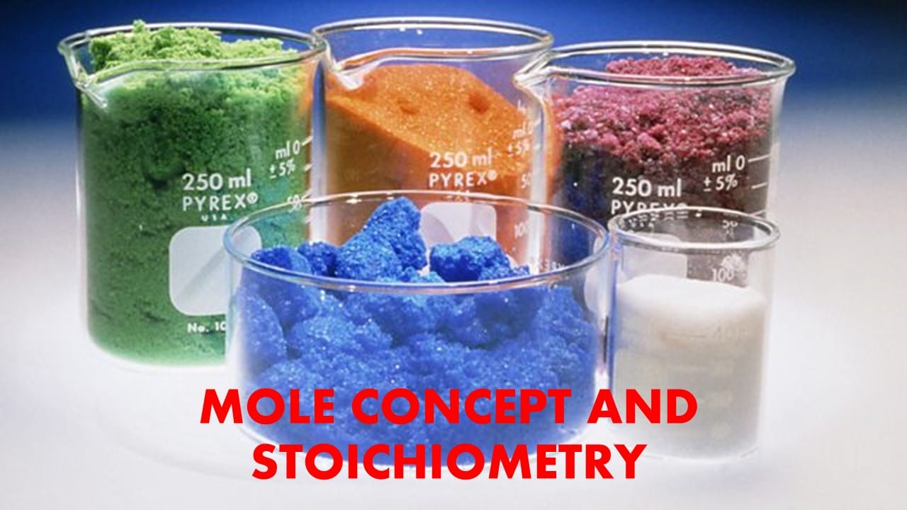 STD X – MOLE CONCEPT AND STOICHIOMETRY – EINSTEIN