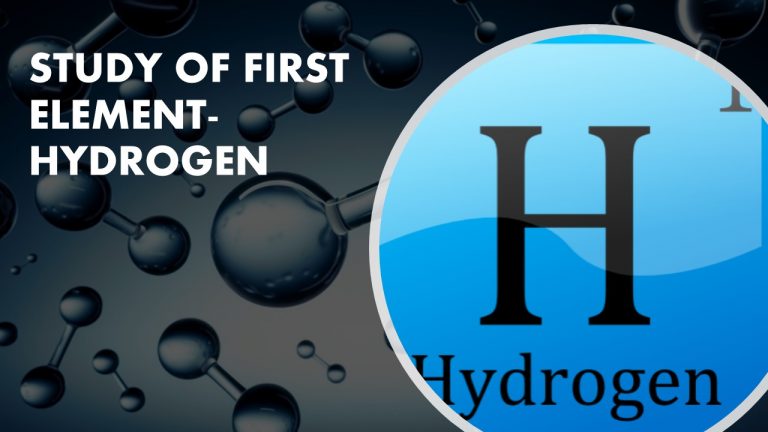 STD IX – STUDY OF FIRST ELEMENT – HYDROGEN – IX ARCHIMEDES
